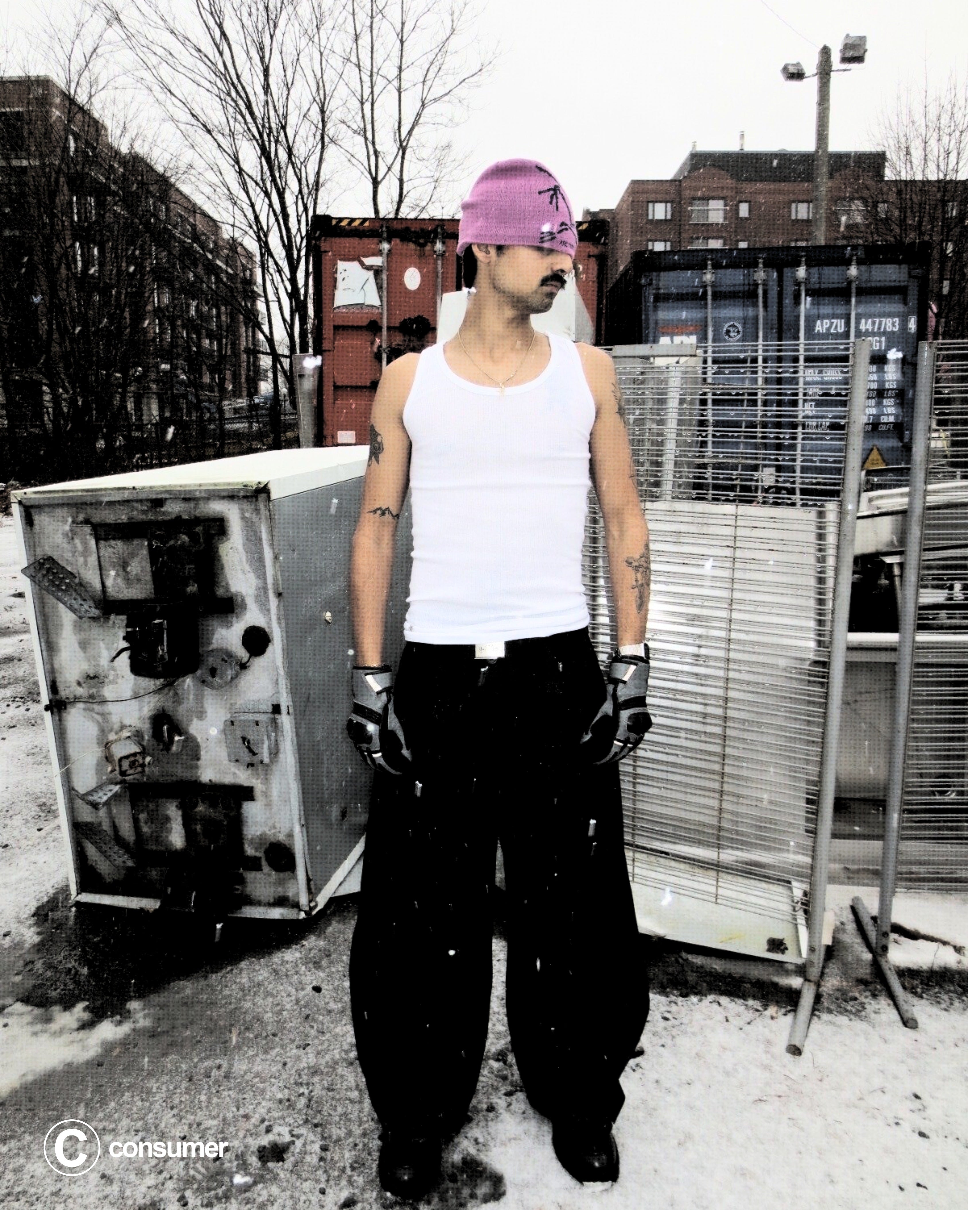 Wide Barrel Leg Trousers